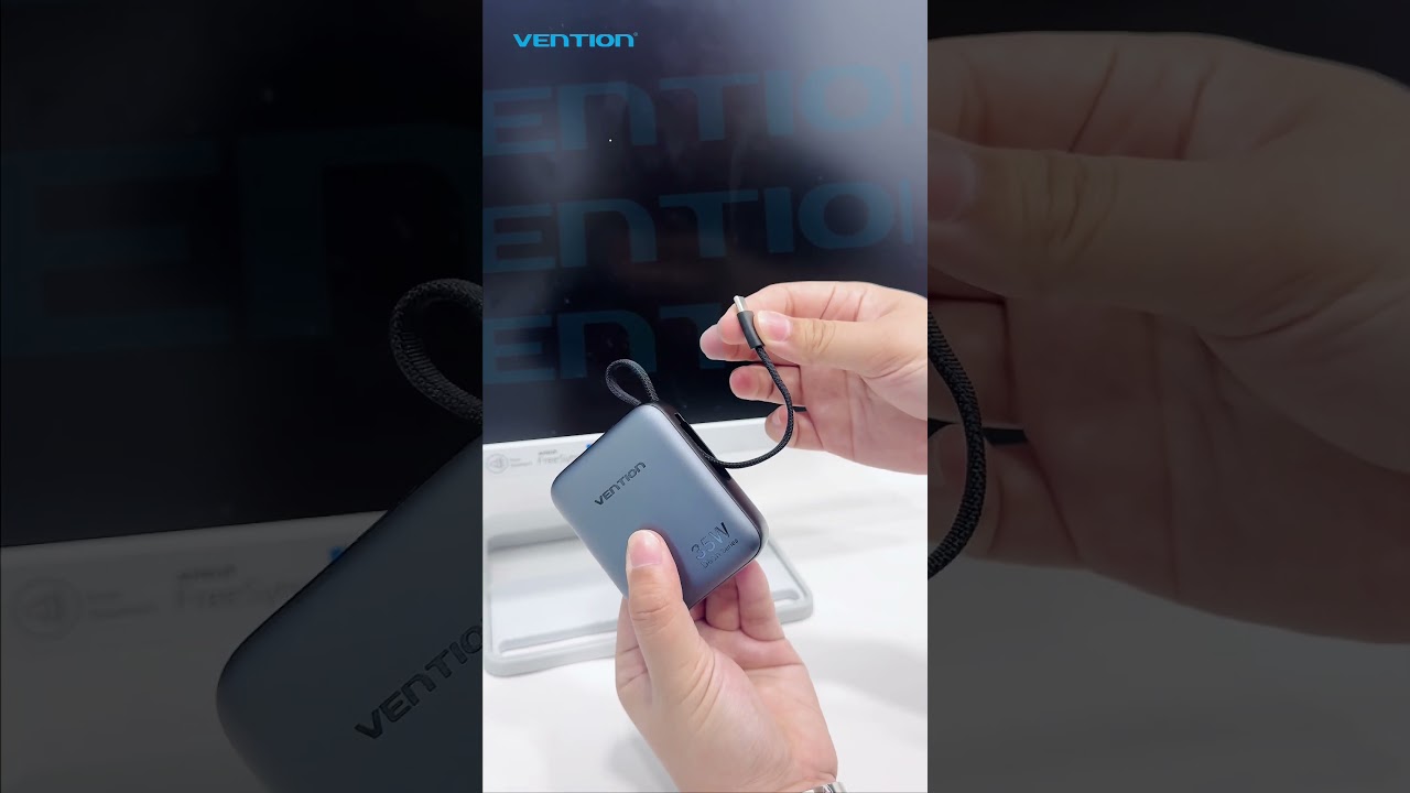 Vention Powerbank Dash Series 10.000mAh 35W PD PPS Built in Cable Fast Charging