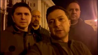 Ukrainian President Zelensky released a video Message "You may be seeing me alive for the last time"