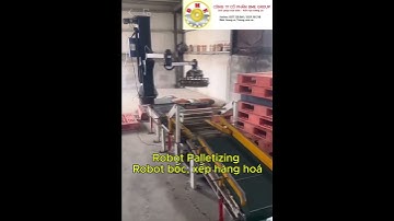 Robot palletizing - Robot bốc, xếp hàng hoá.