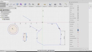 Fusion 360 Geometric Constraints