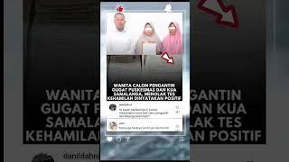 VIRAL! PENGANTIN WANITA DI ACEH TIDAK TERIMA HASIL TES KEHAMILAN DAN GUGAT KE PENGADILAN