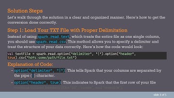 How to Convert a TXT File to Parquet Format Using Apache Spark
