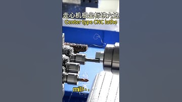 Center type CNC lathe - polar coordinate milling six sides-Flourish Legend