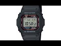 Настройка часов CASIO G-SHOCK GW-M5610U. Часть2