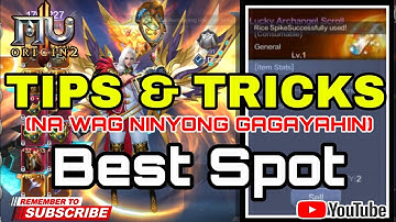 MU ORIGIN 2: BEST SPOT - TIPS&TRICKS na wag NINYONG gagayahin!