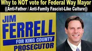 THIS is how you expose corrupt ANTI-FATHER politicians:  #MayorJimFerrell (runnin 4 Co. Prosecutor)