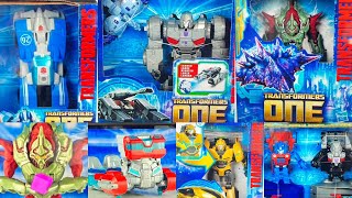 Transformers one movie new figures revealed. Mirage & quintesson judge toy images Bumblebee megatron