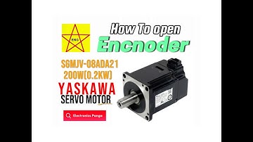 How To Open Servo Motor Encoder For Yaskawa| Servo Motor Encoder Open karnay ka tareka #servomotor