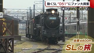 〈GW初日〉動くSL"デゴイチ"にファン大興奮　「県内でミニトリップを」【新潟・上越市】 (21/04/29 19:03)