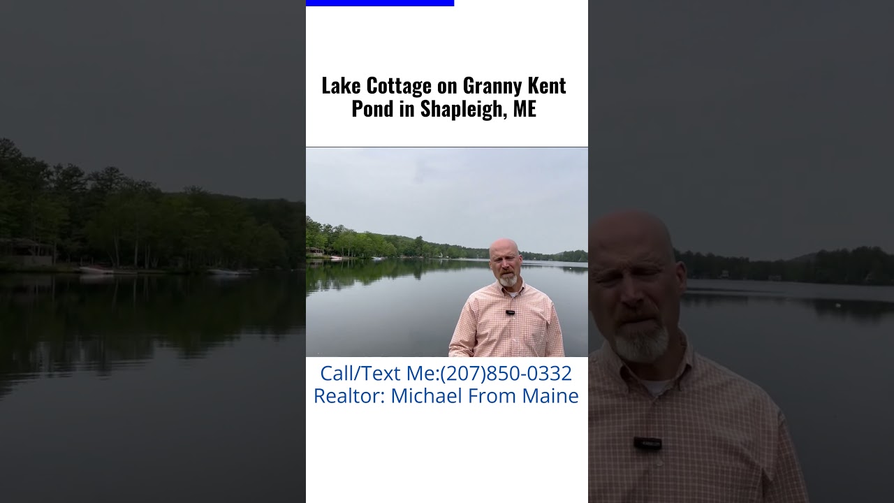 Lake Cottage on Granny Kent Pond Shapleigh Maine | Real Estate | Realtor
