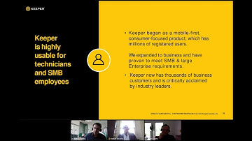 [Replay] Presentation of Keeper Security (Password Manager for MSP) distributed by FieldTrust