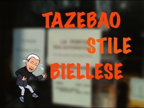 tazebao in stile biellese