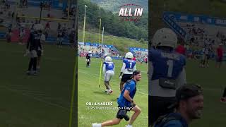 OBJ Nabers at day 9 of training camp in West Virginia