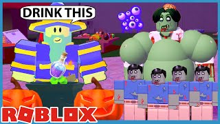 VIREI UMA BRUXA E TRANSFORMEI O MENINO EM ZUMBI NO WACKY WIZARDS!! (Roblox)  