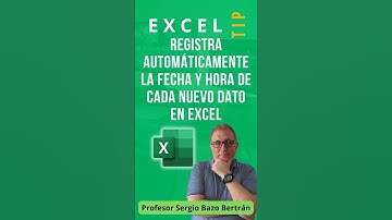 👉 REGISTRA AUTOMÁTICAMENTE la FECHA y HORA de cada nuevo dato en Excel