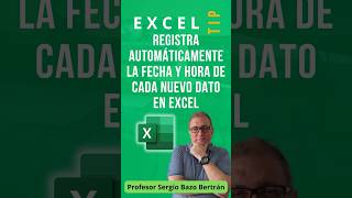 👉 AUTOMATICALLY RECORDS the DATE and TIME of each new data in Excel