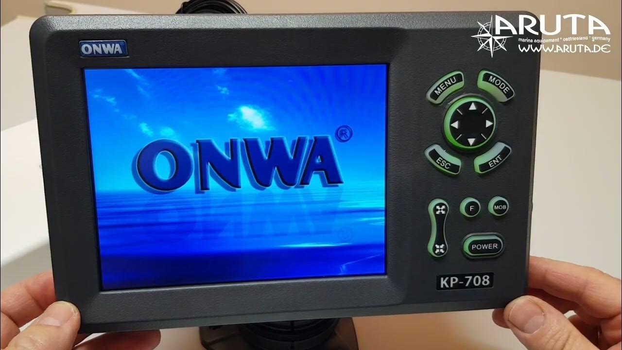 ONWA KP708A KCharts 3.0 installieren AIS class B+ Transponder Chartplotter Kartenplotter YouTube