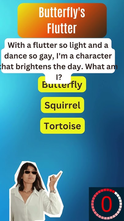 Butterfly's Flutter-| Test your Brain, Riddles of the Day for Kids In ...