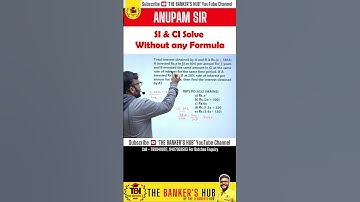 SI & CI Solve Without any Formula#ibps #ibpspo #ibpspomains2025 #rrbpo #shorts #shortsvideo