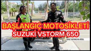 Başlangıç Motoru Suzuki V storm DL 650 | Motosiklet Uzun Yol Eğitimi | Güvenli Sürüş Eğitimi