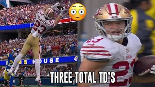 Christian McCaffrey EMBARRASSED the Rams Defense... 🔥 49ers vs Rams Highlights