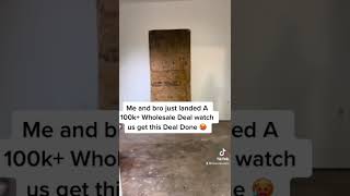 100,000$ +Deal at 20 years old 🗃😗 #fyp #shorts #viral #realestate