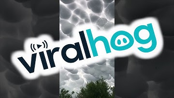 Beautiful Mammatus Clouds in Argentina Skies || ViralHog