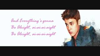 Video thumbnail of "Justin Bieber - Be Alright (Acoustic) [Karaoke]"