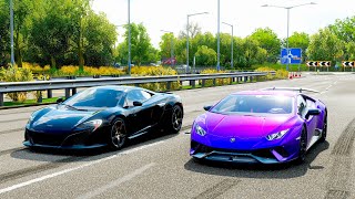 Forza Horizon 4 Drag race: Lamborghini Huracan Performante vs McLaren 650S