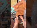 Install wooden clock