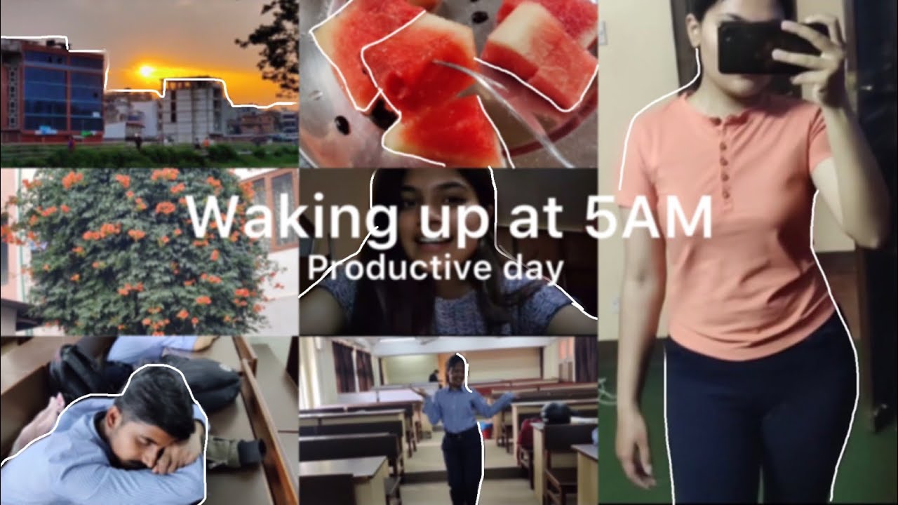 WAKING UP AT 5 AM | * productive and REALISTIC VLOG * | day in my life ...