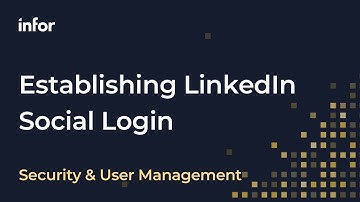 Setting Up LinkedIn Social Login and App Verification