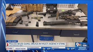 Las Cruces Police seize guns drugs in multi-agency sting