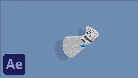 Create Flying Paper Animation in After Effects 🎬✈️ | Step-by-Step Tutorial