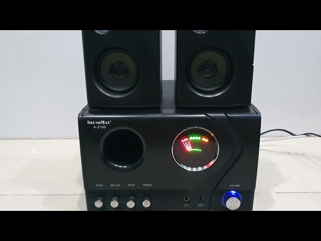 (Đã bán) Loa vi tính Soundmax A2100 2.1 đã qua sử dụng karaoke