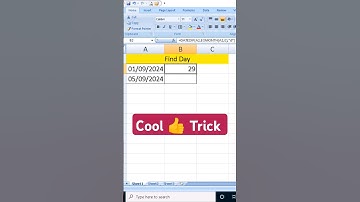 How to Find Day of Any Date in Excel | Quick Formula|#shorts #daytodate #date #day #reels #excel