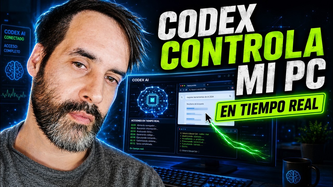 Miniatura del vídeo de ANDO TV: Codex controla mi PC en tiempo real