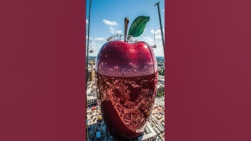 Rapid Construction of the Iconic Apple Shaped Building
