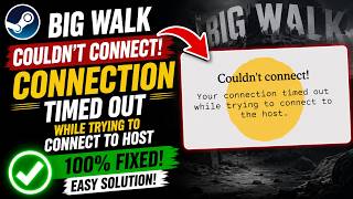 Fix Big Walk Couldn t Connect Connection Timed Out While Trying to Connect to Host