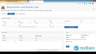 How to View rtc & mutation records at Karnataka Bhoomi portal III screenshot 4