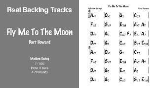 Fly Me To The Moon - Real Jazz Backing Track - Play Along chords