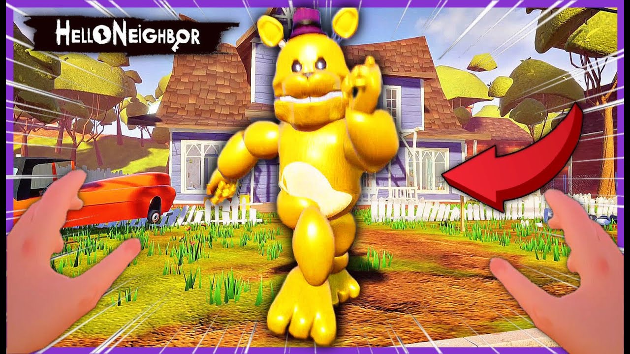 Игра Hello Neighbor превратилась в настоящий ад с добавлением совершенно ужасающего мода FredBear...