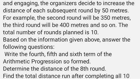 Arithmetic progression AP word problem sum of n terms find particular terms nth term of AP formula