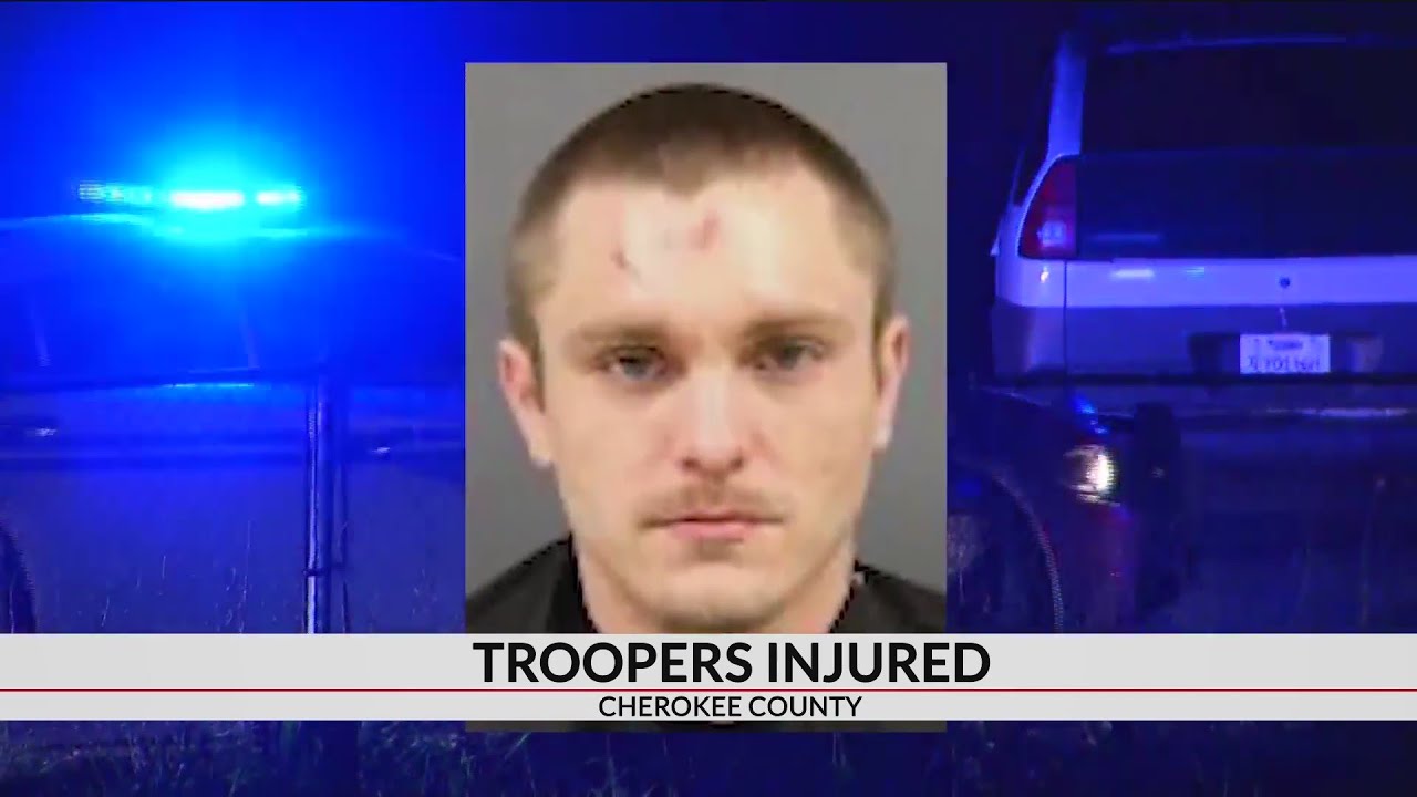 Cherokee Co. man arrested after 2 troopers hurt in scuffle, deputies ...
