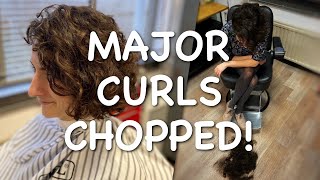 MAJOR CURLY MAKEOVER! Undercut and long to short pixie
