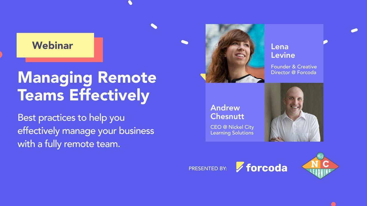 Managing Remote Teams Effectively - YouTube