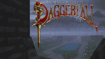 The Elder Scrolls II: Daggerfall - Excuse the Gloom (Rainy Day over Castle Daggerfall) Music Video