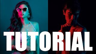How to SHOOT and EDIT Colour Gel Portraits screenshot 1