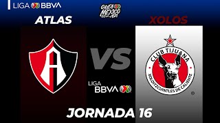 Resumen y Goles | Atlas vs Xolos | LIGA BBVA MX | Grita México A21 - Jornada 16