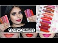 Maybelline Superstay Matte Ink (13 NEW SHADES) Lipstick SWATCHES , REVIEW | Aarthi Raman